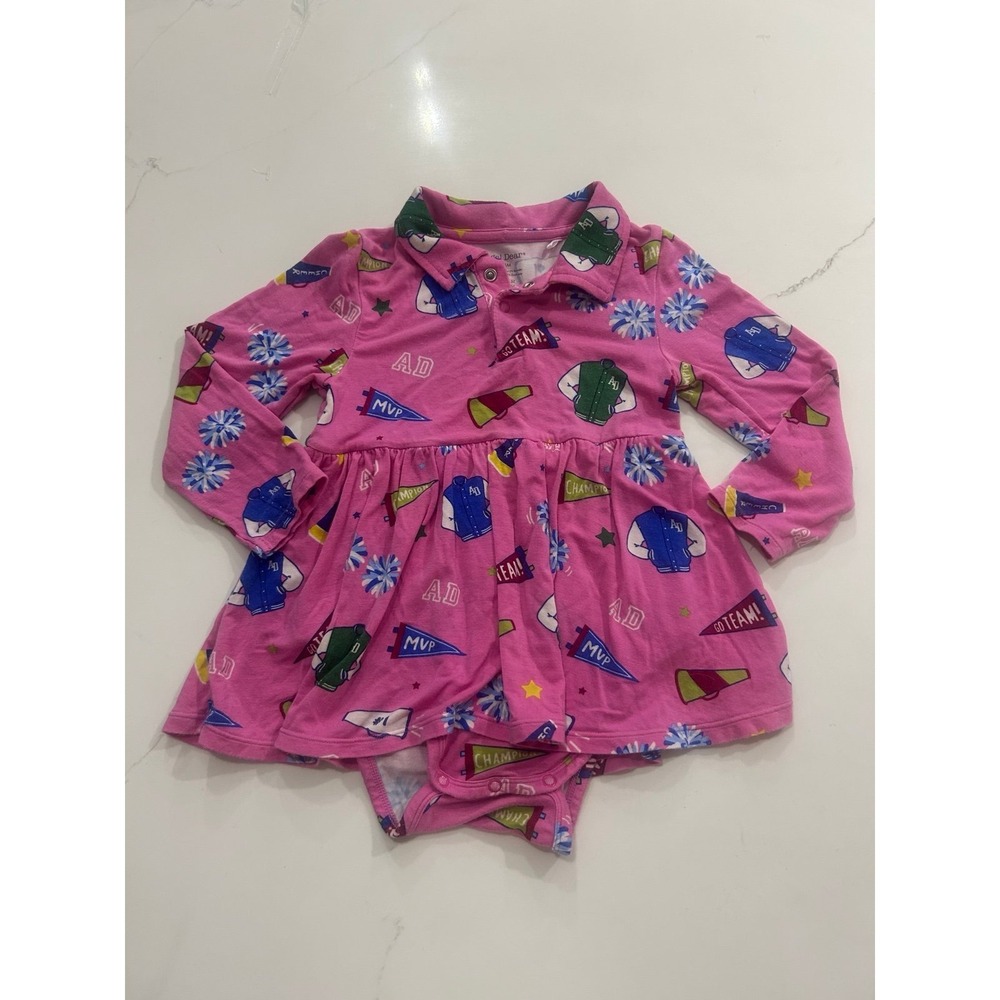 Angel Dear Bamboo Toddler Girl 18-24 Months Cheerleading Dress Outfit